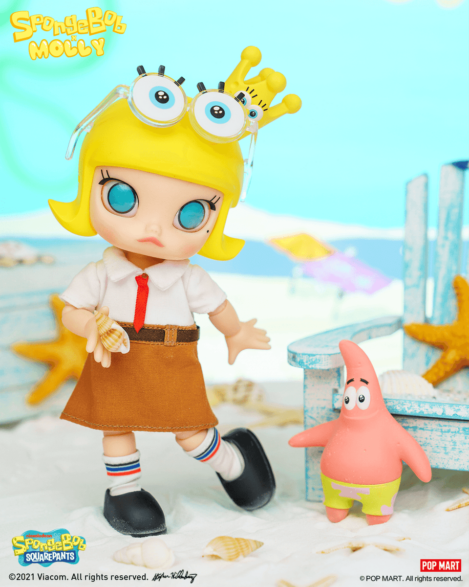 MOLLY × SpongeBob アクションフィギュア - おもちゃ