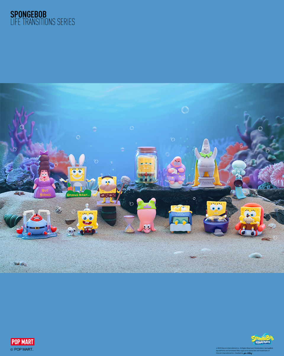 POP MART SpongeBob Life Transitions Series – POP MART Singapore