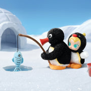 POP MART Baby Molly × Pingu Happy Fishing Series-Vinyl Plush Pendant Blind Box