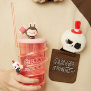 POP MART THE MONSTERS Catch Me If You Like Me Series-Straw Cup