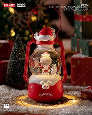 POP MART Dimoo Letters from Snowman Series - Crystal Ball Lamp