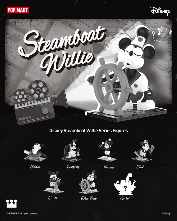 POP MART Disney Steamboat Willie Series Figures