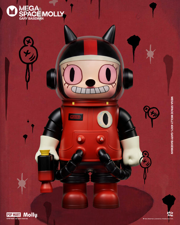 POP MART MEGA SPACE MOLLY 400% Gary Baseman