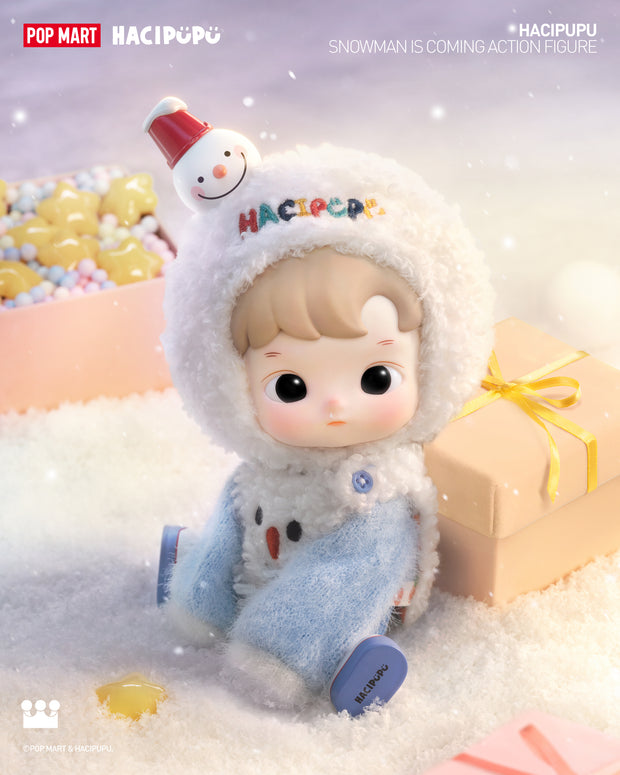 POP MART HACIPUPU Snowman is Coming Action Figure