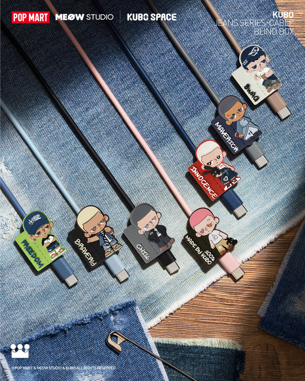 POP MART KUBO JEANS SERIES-Cable Blind Box (Type-C)