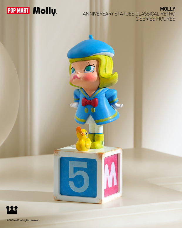 POP MART MOLLY Anniversary Statues Classical Retro 2 Series Figures