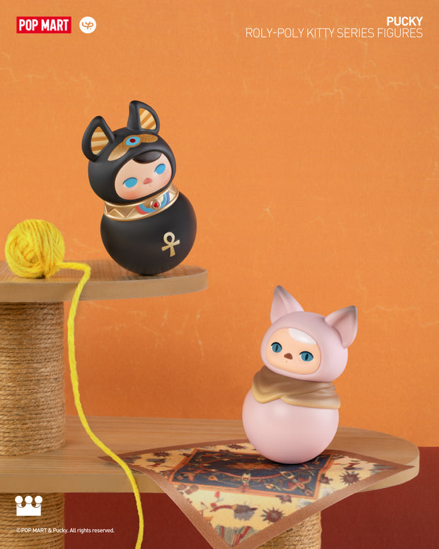 POP MART PUCKY Roly-Poly Kitty Series Figures