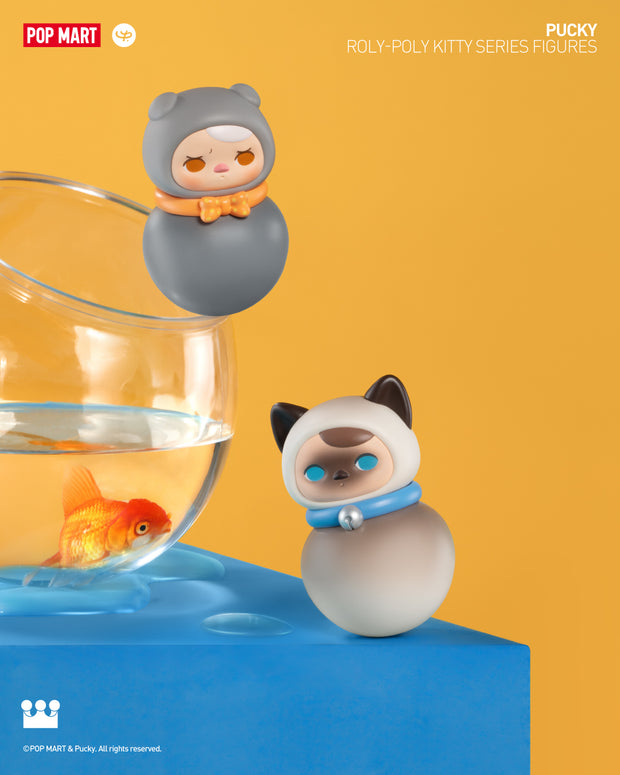 POP MART PUCKY Roly-Poly Kitty Series Figures