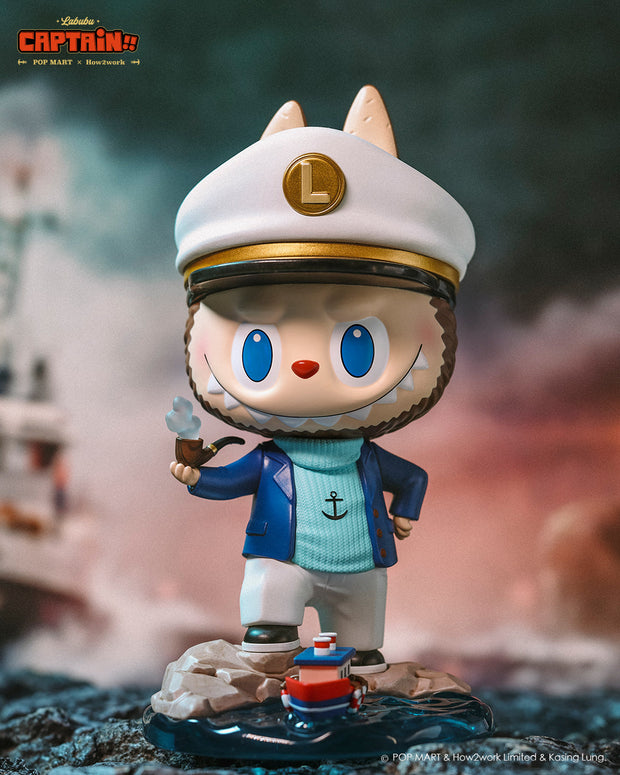 POP MART The Monsters Labubu Captain Figurine