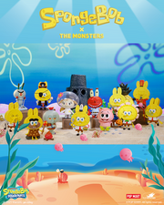 POP MART The Monsters × SpongeBob Series