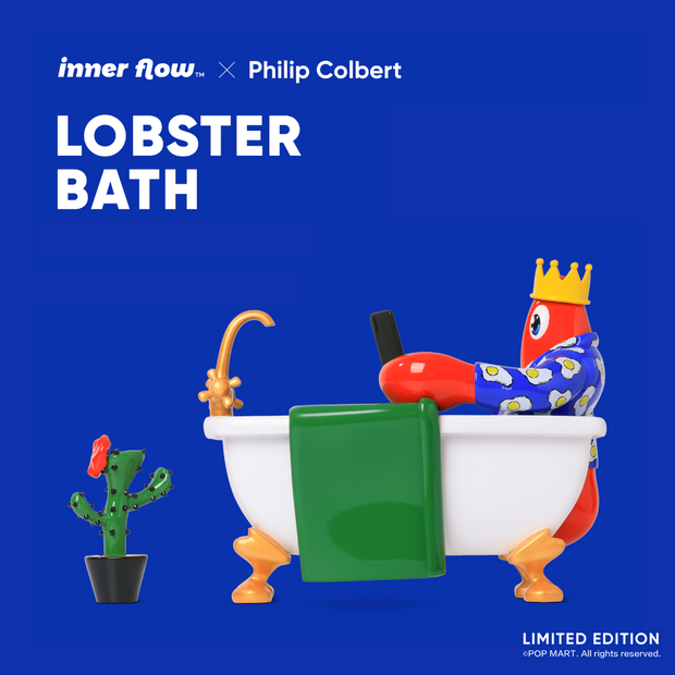 POP MART Philip Colbert x Inner Flow: Leisure Time - Lobster Bath Figurine