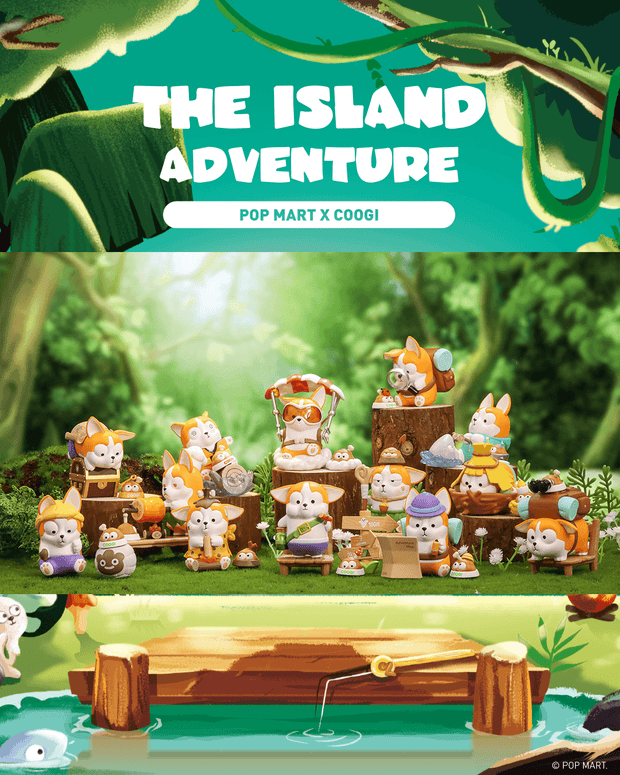 POP MART Coogi & Foody The Island Adventure Series